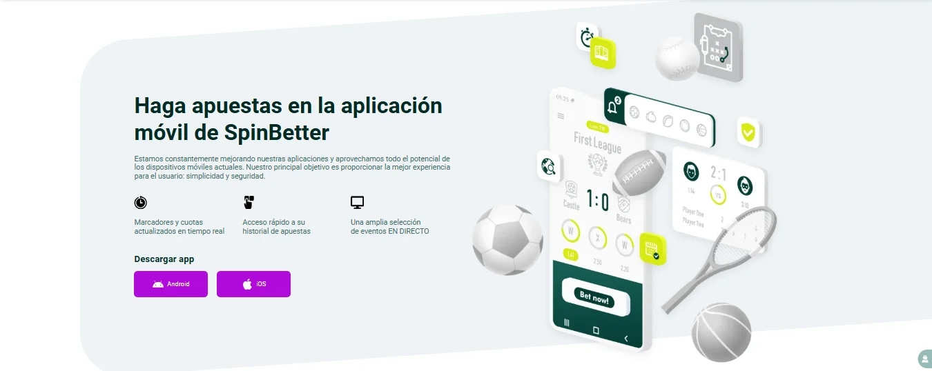 SpinBetter app SpinBetter app